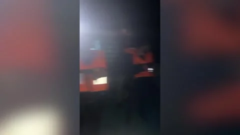 Palestine: Israeli Navy attacks all vessels of Gaza-bound Freedom Flotill... Stock Footage 320805985