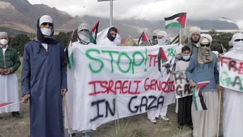 Palestine Protest Stock-Footage 155173727