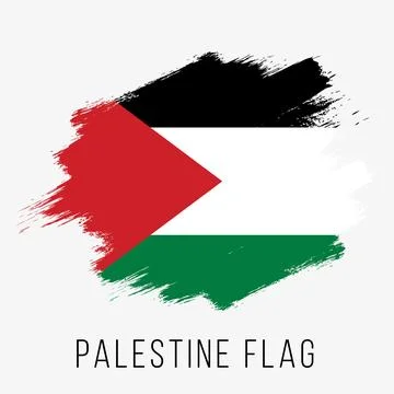 Palestine Vector Flag. Palestine Flag for Independence Day Stock Illustration