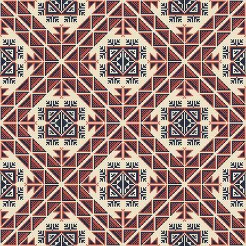 Palestinian embroidery pattern Seamless pattern design with traditional Pa... Stock Photos