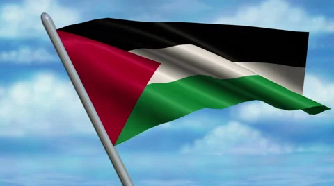 Palestinian Flag Animation – 4K Resolution Ultra HD 動画素材 41793908