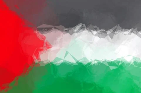 Palestinian flag Stock Illustration