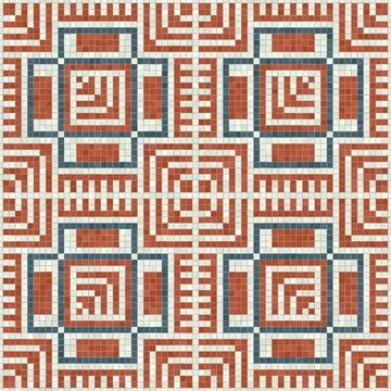 Palestinian mosaic pattern  Stock Illustration