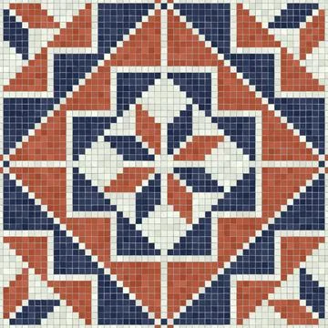 Palestinian mosaic pattern  Stock-Illustration