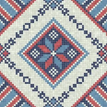 Palestinian mosaic pattern  Stock-Illustration