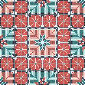 Palestinian mosaic pattern  Illustrazione stock