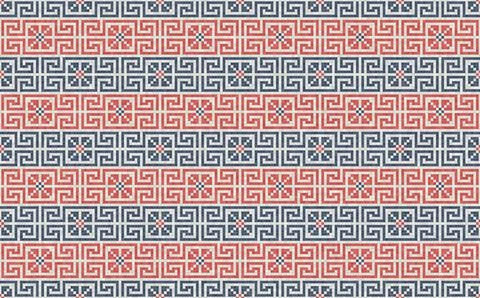 Palestinian mosaic pattern  Ilustración de archivo