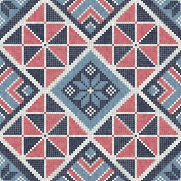Palestinian mosaic pattern  Stock-Illustration