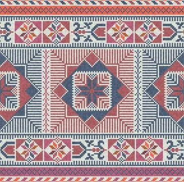 Palestinian mosaic pattern  Illustrazione stock