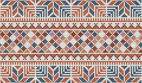 Palestinian mosaic pattern  Stock-Illustration