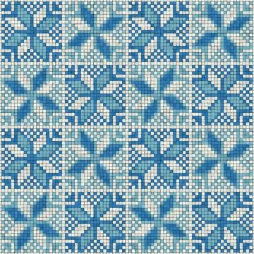 Palestinian mosaic pattern  Stock-Illustration