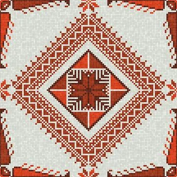 Palestinian mosaic pattern  Stock-Illustration