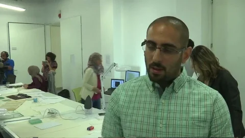 Palestinian Museum digitizes Palestinian... | Stock Video | Pond5