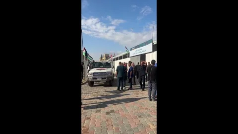 Palestinian Prisoners Released in Khan Yunis Stock Footage 320746707