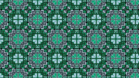 Palestinian Tatreez loop  Video stock 285060074