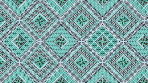 Palestinian Tatreez loop  Video stock 285060242