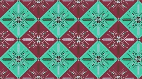 Palestinian Tatreez loop Video stock 285060324