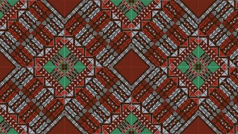 Palestinian Tatreez loop Video stock 285060414