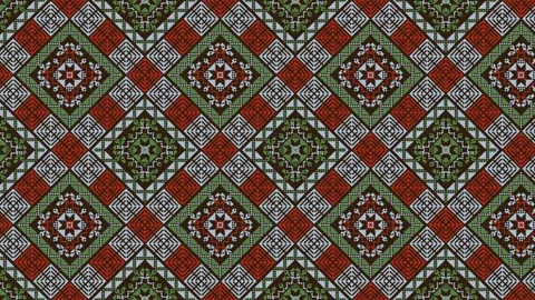 Palestinian Tatreez loop Video stock 285060435