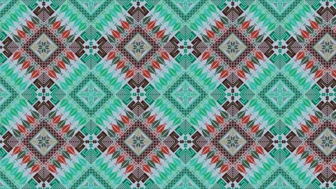 Palestinian Tatreez loop Video stock 285060481