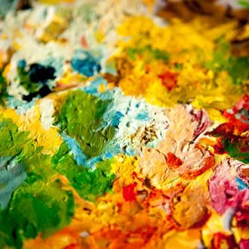 Palette as a background Stock Photos