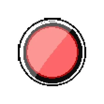 Palette blush compact pixel art vector illustration Stock Illustration