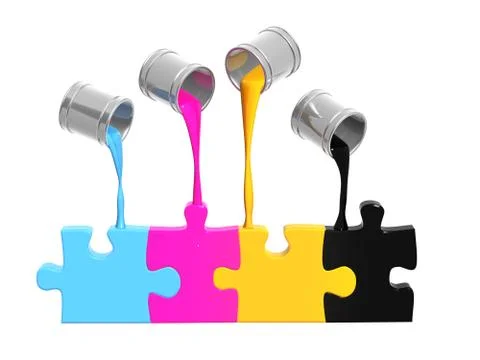 Palette CMYK Stock Illustration