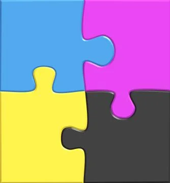 Palette CMYK Stock Illustration