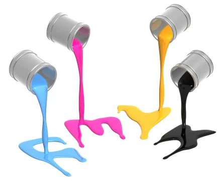 Palette CMYK Stock Illustration