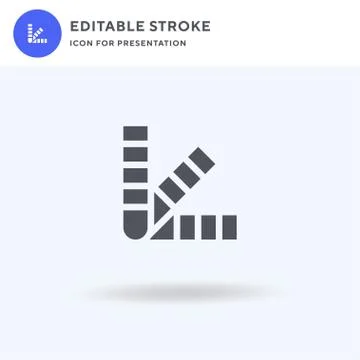 Palette icon vector, filled flat sign, solid pictogram isolated on white, logo Stock Illustration