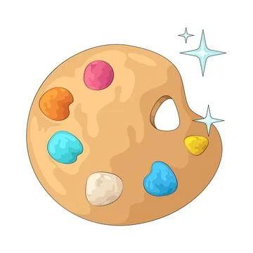 Palette illustration 스톡 일러스트