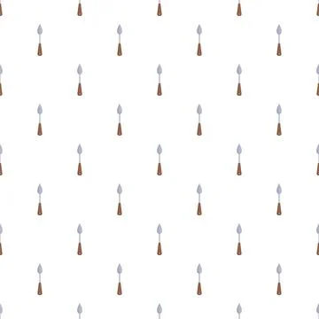 Palette knife tool repeating seamless pattern background Stock Illustration