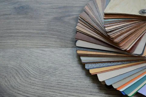 Palette samples of different colors Stock Photos