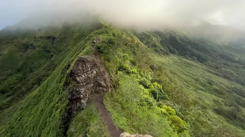Pali Notches Stock Footage 168075962