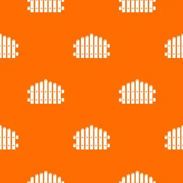 Palisade pattern vector orange Stock Illustration