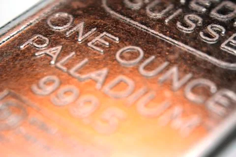Palladium bar Stock Photos