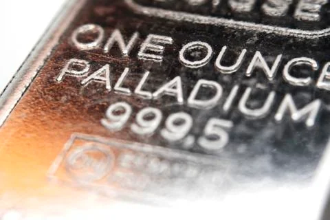 Palladium bar Stock Photos