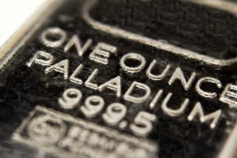 Palladium bar Stock Photos