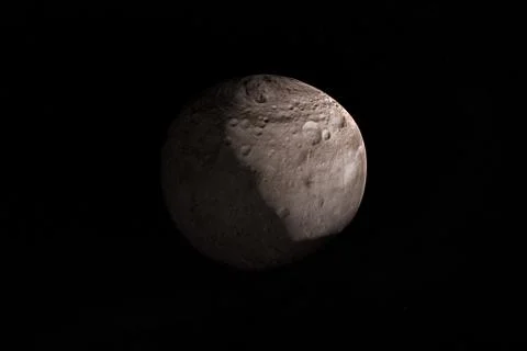 Pallas asteroid. 3d render Stock Illustration