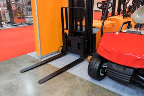 Pallet Jack for warehouse Stock Photos