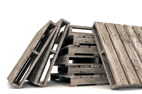 Pallets Stock Illustration
