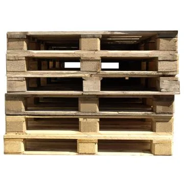Pallets isolated Stock Photos