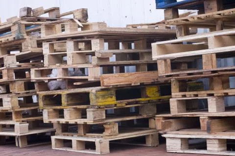 Pallets Stock Photos
