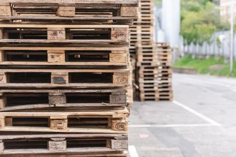 Pallets Stock Photos