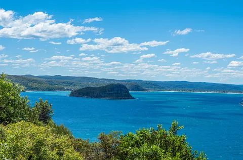Palm beach of australia Stock Photos