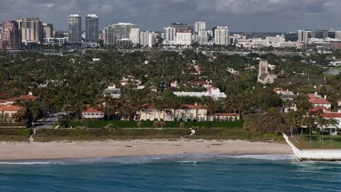 Palm Beach, Florida Drone 4K  Stock Footage 300891066