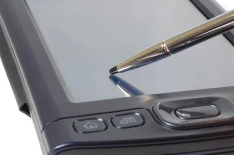 Palm computer Stock Photos