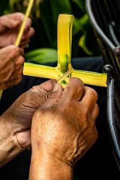 Palm cross Stock Photos