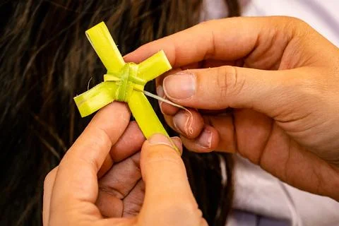 Palm cross Stock Photos