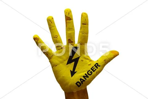 Palm danger Stock Photos